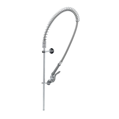 T&S Brass B-2250-BC Pre-Rinse Assembly - 44" SS Hose & Low-Flow Spray