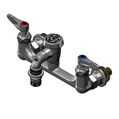 T&S Brass B-2271-POL-CR Service Sink Faucet - Polished Chrome & Ceramas