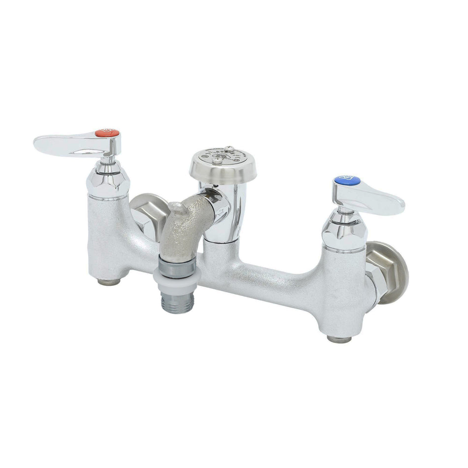 Service Sink Faucet, Vacuum Breaker, Rough Chrome, Quick-Disconnect Outlet