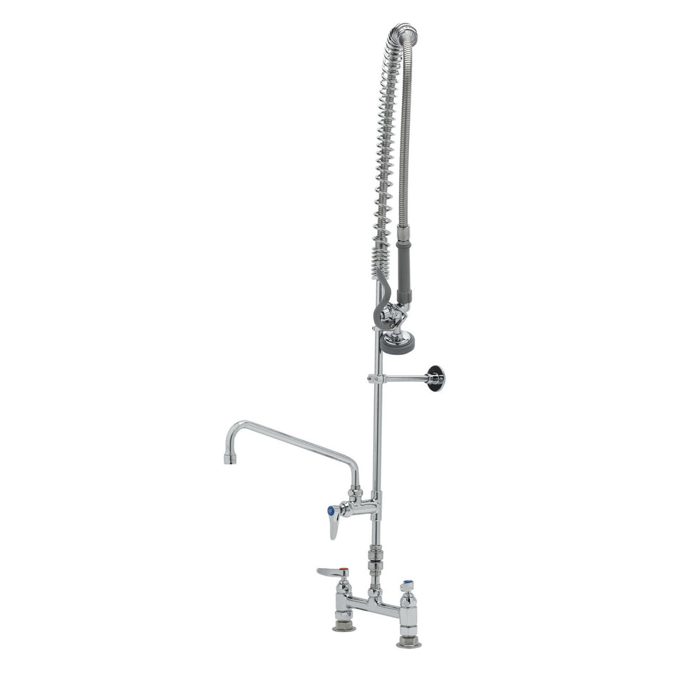 T&S Pre-Rinse Unit, B-0970-FEZ VB, Add-On Faucet w/ 12" Swing Nozzle, B-0107 Spray Valve