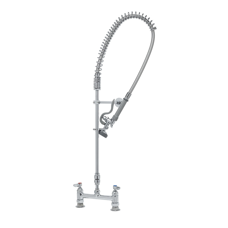 T&S B-2277 39 1/4"H Deck Mount Pre Rinse Faucet - 1 3/20 GPM, Base with Nozzle