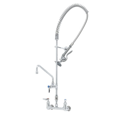 T&S Brass B-2278-01-CR Wall Mount Pre-Rinse - Add-On Faucet & Ceramas