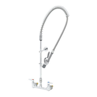 T&S Brass B-2278-02-CR Wall Mount Pre-Rinse - 1.07 GPM & Cerama Cartridges