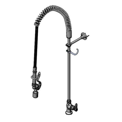T&S Brass B-2285-BC Single Temp Pre-Rinse - Low-Flow & Wall Bracket