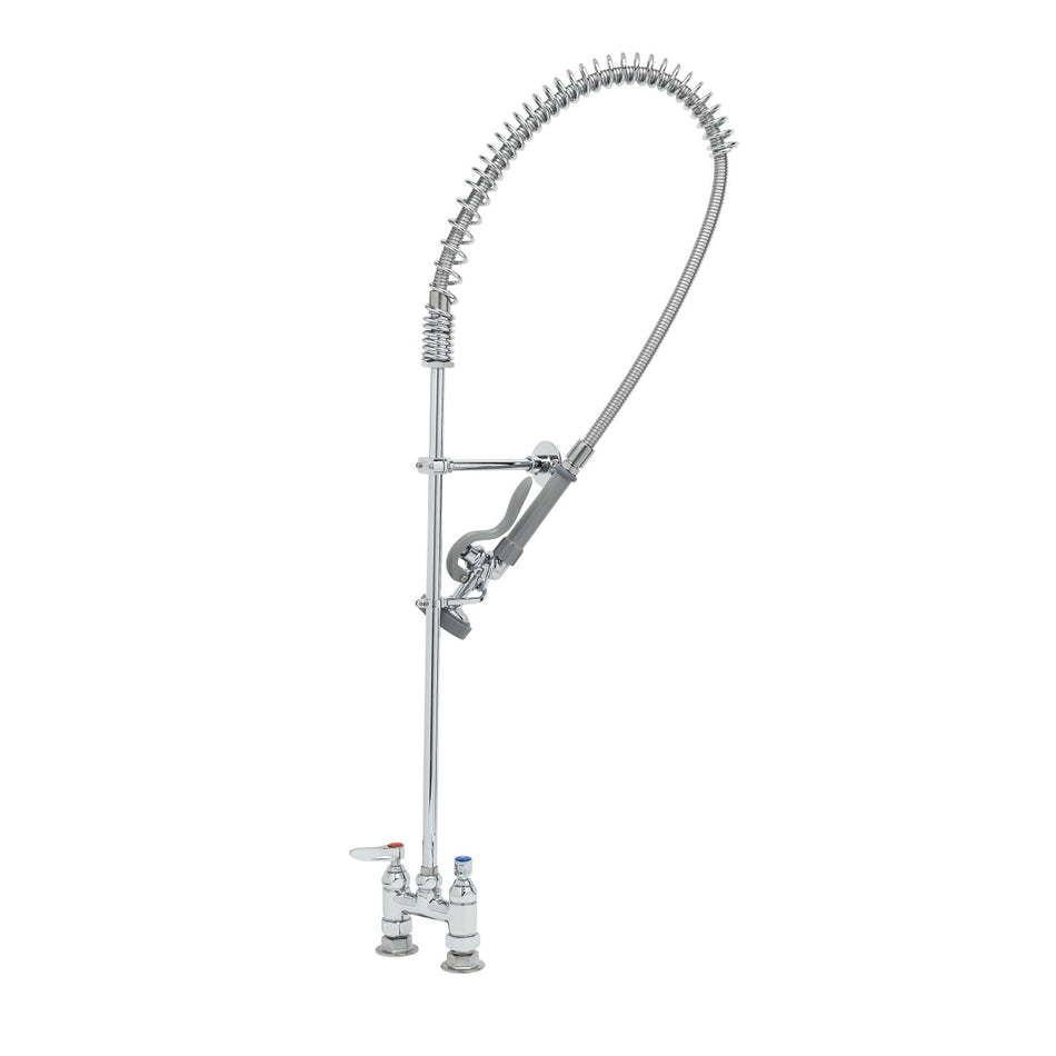 T&S Brass B-2290 Spring Action Pre-Rinse - 4" Deck Mount w/ Nipples