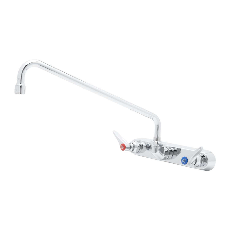 T&S B-2291 Splash Mount Faucet w/ 14" Swing Nozzle