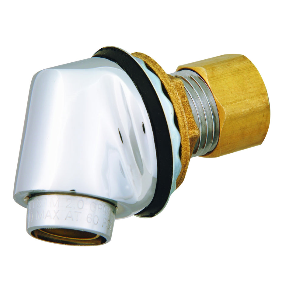 T&S B-2293 Trough Inlet Fitting w/ Removable 2 1/5 Gallons/Minute Aerator