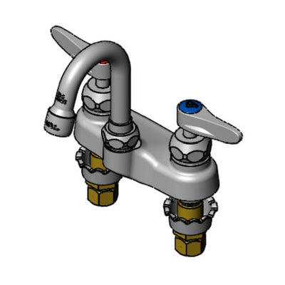 T&S Brass B-2320-CR-WS Centerset Mixing Faucet - Ceramas & 1.5 GPM Flow