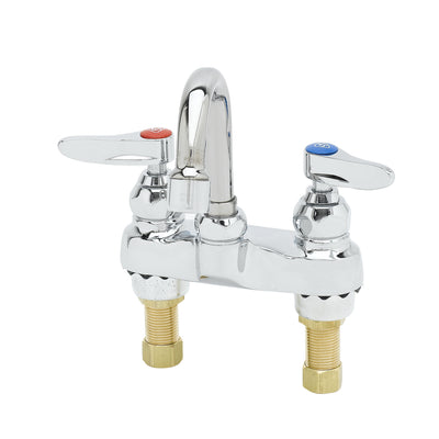 T&S Brass B-2320 Centerset Mixing Faucet - 4" Centers & Swivel Gooseneck