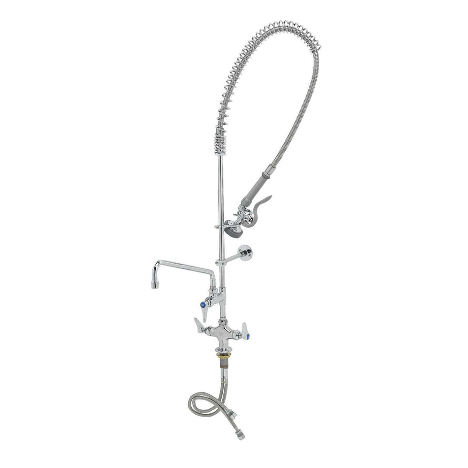 T&S B-2338 40 1/4"H Deck Mount Pre Rinse Faucet - 1.15 GPM, Base with Nozzle