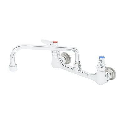 T&S Brass B-2342-VF22-CR Wall Mount Faucet - Cerama Cartridges & 10" Spout