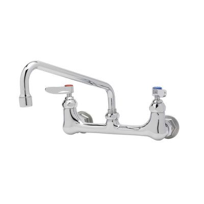 T&S Brass B-2342 Splash Mount Faucet - 8" Centers & 10" Swing Nozzle
