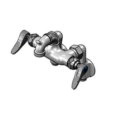 T&S Brass B-2345-01-XX Short Spout Faucet - specialized Inlet Flanges