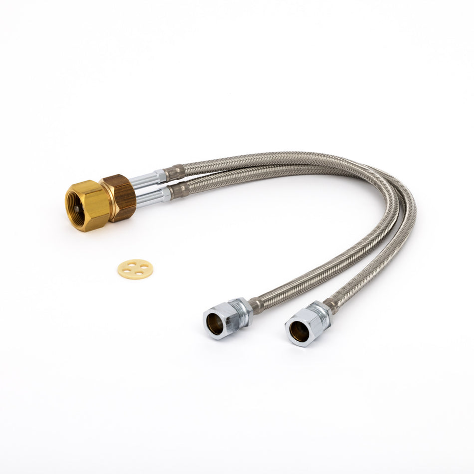 T&S Brass B-2348 Flex Connector Hose - Copper Tubing