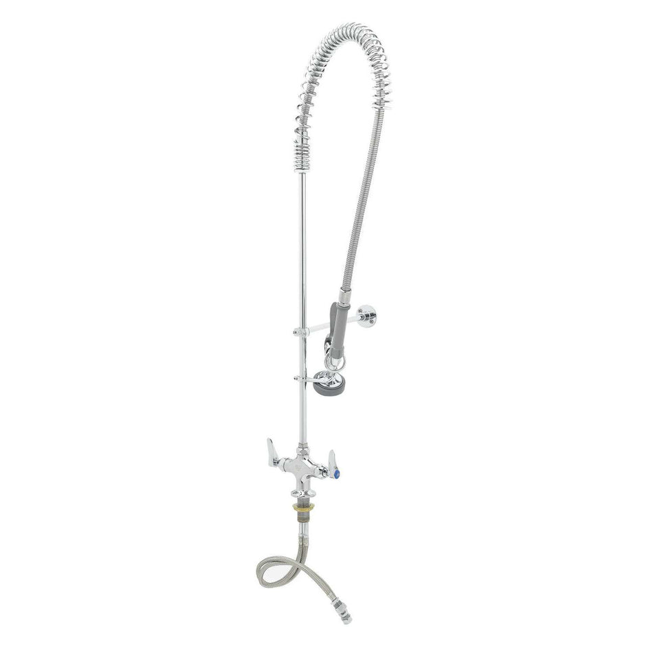 T&S Brass B-2349 Spring Action Pre-Rinse Unit - Single Hole Base
