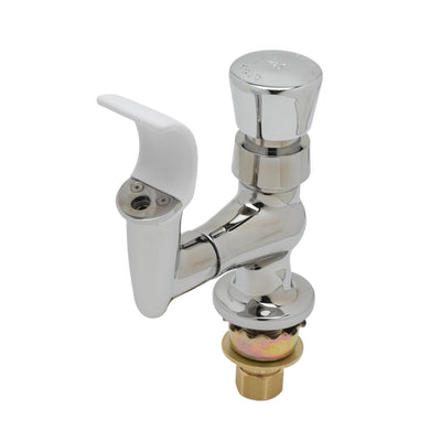 T&S Brass B-2360-01 Deck Mount Drinking Faucet - Flexible Guard & Push Button