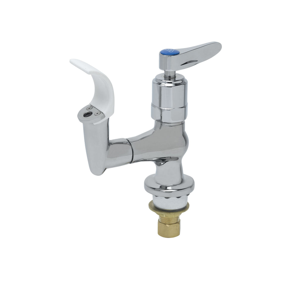 T&S B-2360 Deck Mount Drinking Faucet w/ Flexible Mouth Guard & Lever Handle