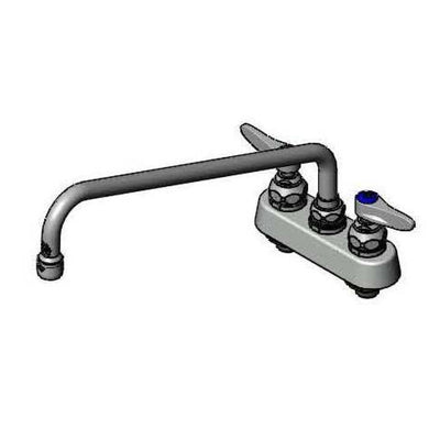T&S Brass B-2391 Deck Mount Faucet - 14" Swing Nozzle & 1/2" NPT