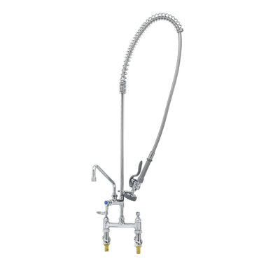 T&S Brass B-2430 Pre-Rinse Unit - 12" Add-On Faucet & 45 Degree Surface Mount
