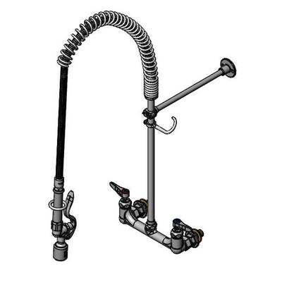 T&S Brass B-2455-C Workboard Pre-Rinse - Low-Flow B-0107-C & 12" Bracket