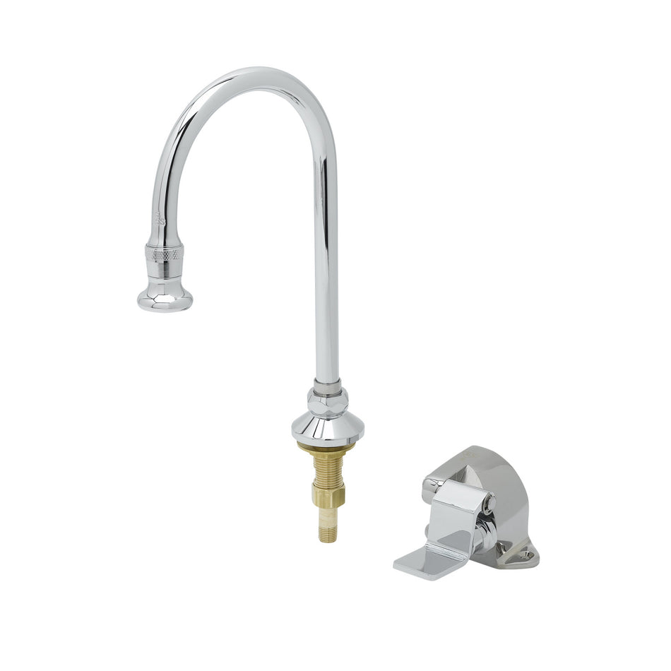 T&S Brass B-2464 Single Pedal Valve System - Dummy Gooseneck & Rosespray