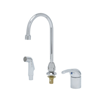 T&S Brass B-2743 Side Mount Control - Swivel Spout & Sidespray