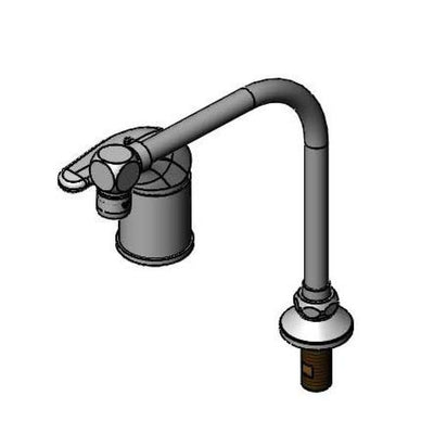 T&S Brass B-2746 Side Mount Mixing Faucet - High-Arc GN & Flex Lines