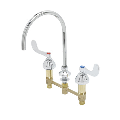 T&S Brass B-2862-08-LF16 Medical Faucet - 135XP Spout & 1/4-Turn Cartridges