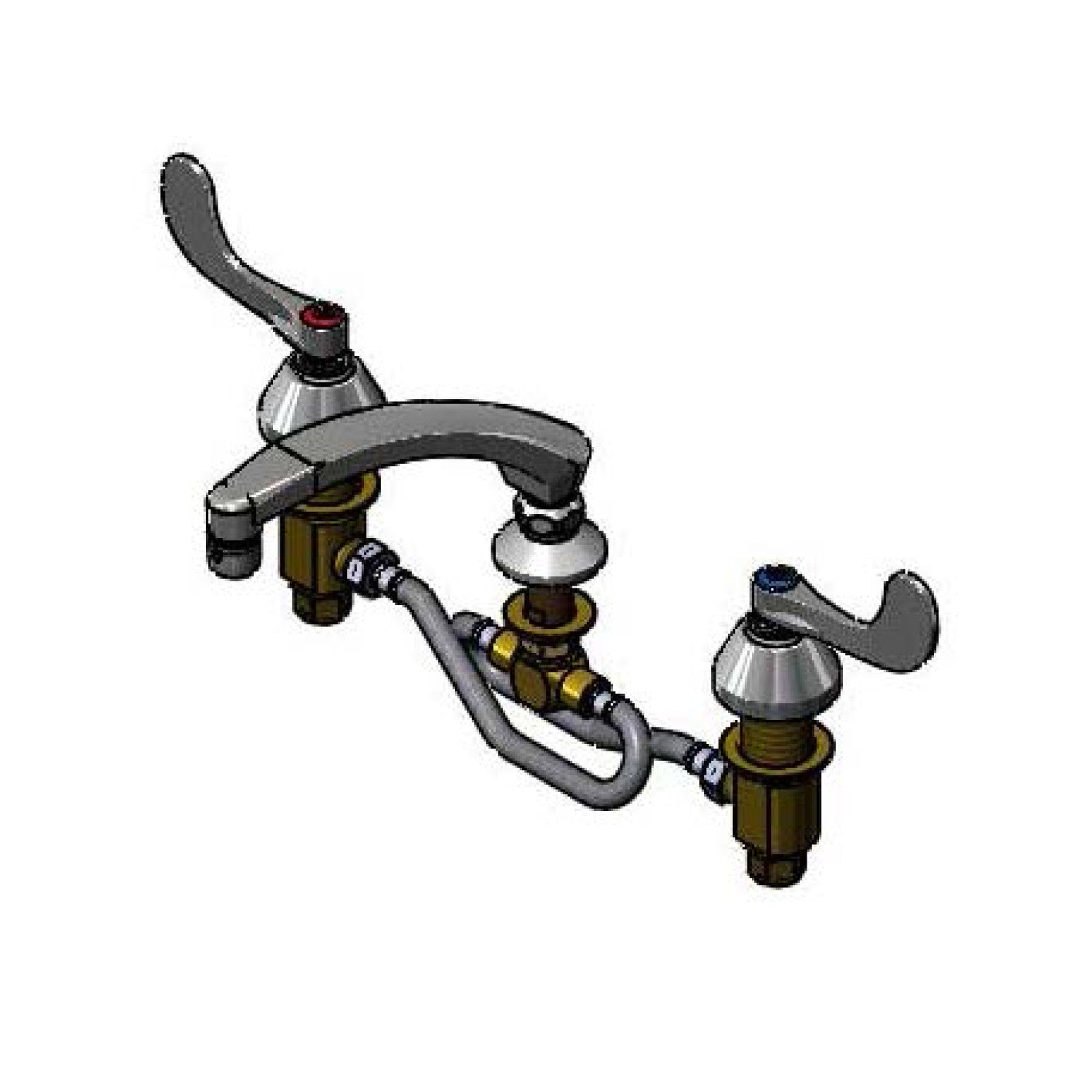 T&S Brass B-2865-05-0CS8 Medical Faucet - Flex Lines & 8