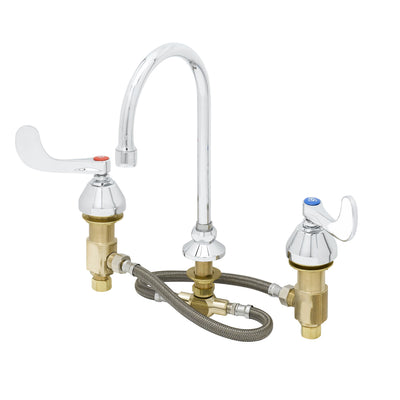 T&S Brass B-2865-05-133XA Medical Faucet - Flex Lines & 133XA Gooseneck