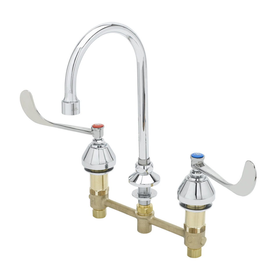 T&S Brass B-2866-VF05 Medical Faucet - 8" Centers & 0.5 GPM VR Outlet