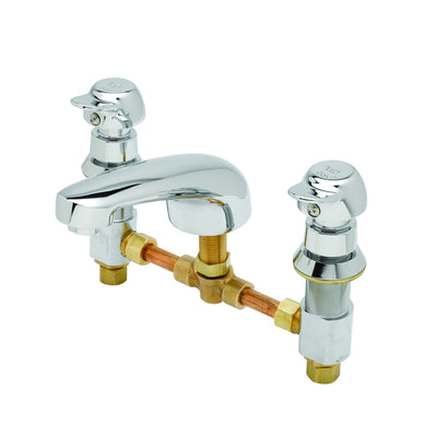 T&S Brass B-2991-PA Metering Widespread Faucet - Pivot-Action Metering