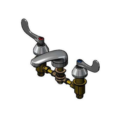 T&S Brass B-2992-WH4 Widespread Faucet - 8" Centers & 4" Wrist Handles