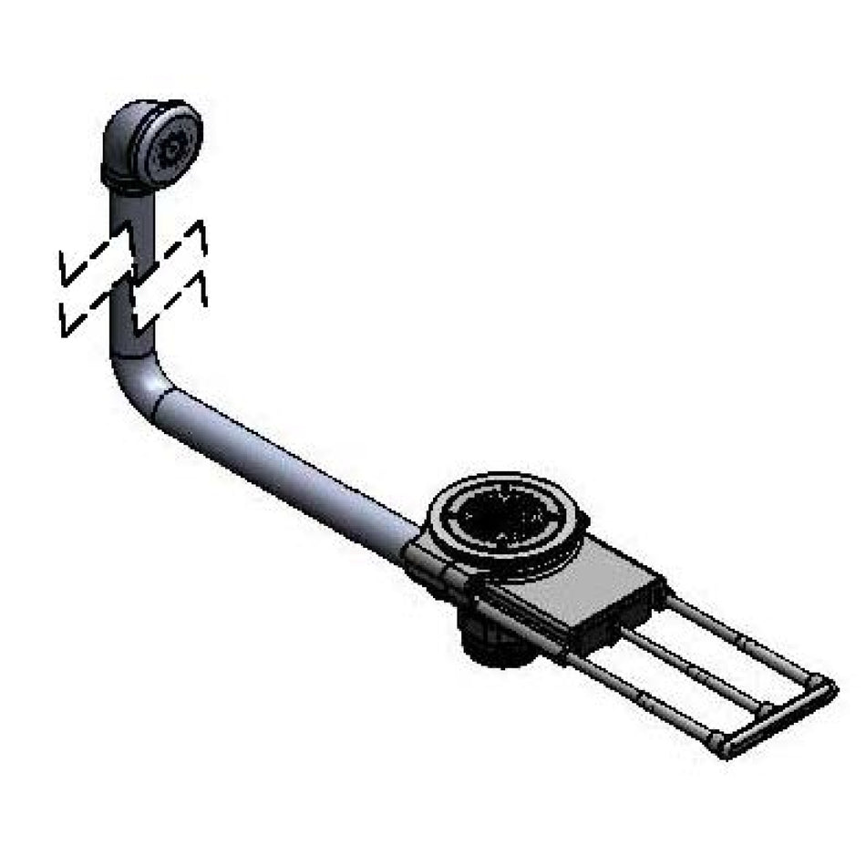 T&S Brass B-3992-01-3X Modular Waste Drain - 3-1/2" w/ Overflow & 3" Extension