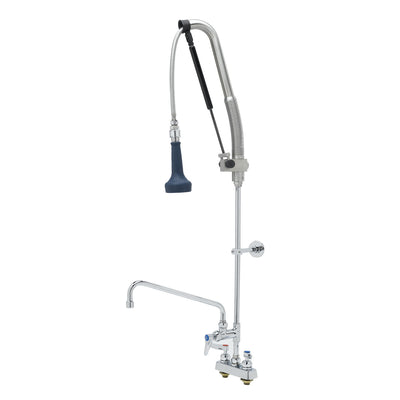 T&S Brass B-5110-12-CRB8P Pull-Down Pre-Rinse - 12" Add-On Faucet & Ceramas