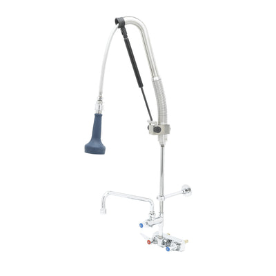 T&S Brass B-5115-12-CRB8P Pull-Down Pre-Rinse - 12" Add-On Faucet & Ceramas