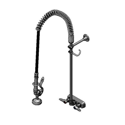 T&S Brass B-5115-B-22R Workboard Pre-Rinse - 4" Wall Mount w/ 22" Riser & B-0107