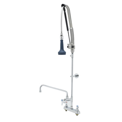 T&S Brass B-5120-12CRB8TP Pull-Down Pre-Rinse - 12" Add-On Faucet & Ceramas