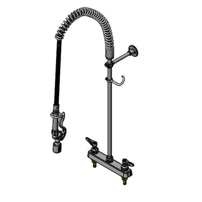 T&S Brass B-5120-BJ Workboard Pre-Rinse - 8" Deck Mount w/ Eterna & B-0107-J
