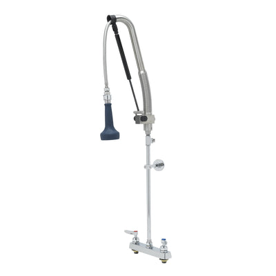 T&S Brass B-5120-CR-B8TP Pull-Down Pre-Rinse Unit - Ceramas & Wall Bracket