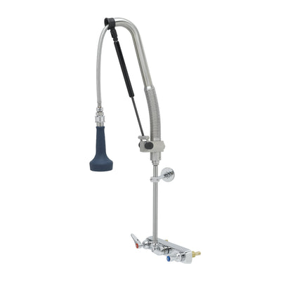 T&S Brass B-5125-CR-B8P Pull-Down Pre-Rinse Unit - Ceramas & Wall Bracket