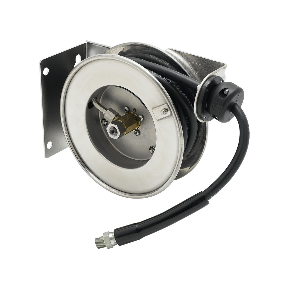 T&S Brass B-7102 Open SS Hose Reel - 3/8" x 12'