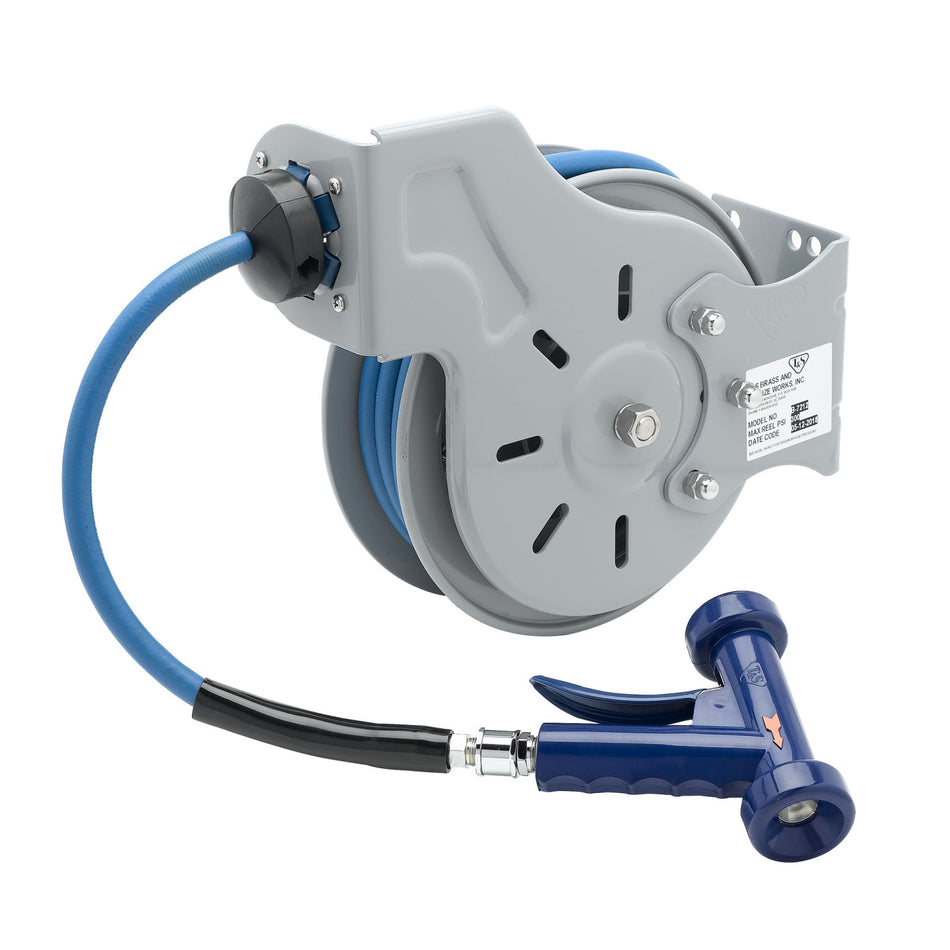 T&S Brass B-7212-11 Open Epoxy Coated Reel - Aluminum Water Gun