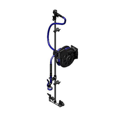 T&S Brass B-7212-U01XS1E Open Hose Reel System - Vacuum Breaker & Piping