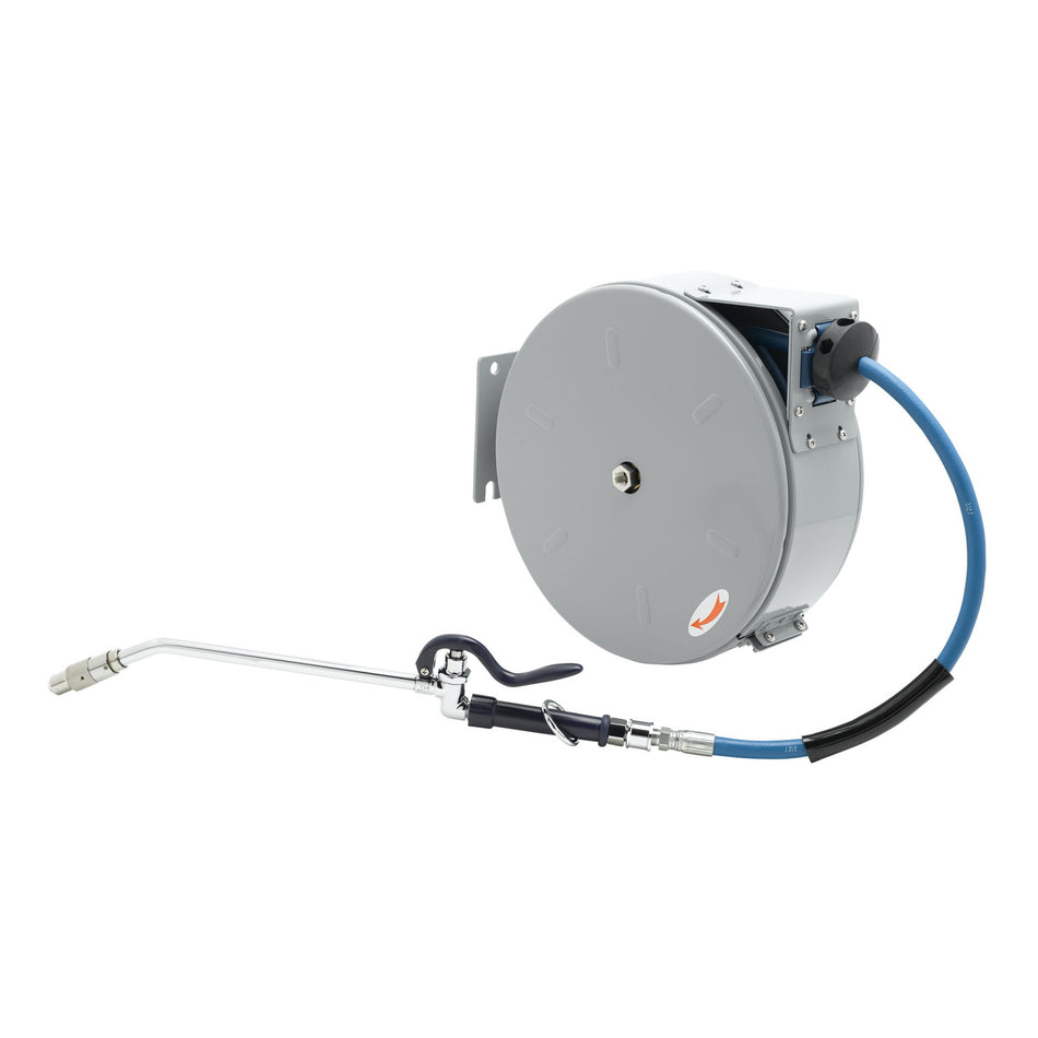 T&S Brass B-7222-C10 Enclosed Epoxy Coated Reel - Extended Wand