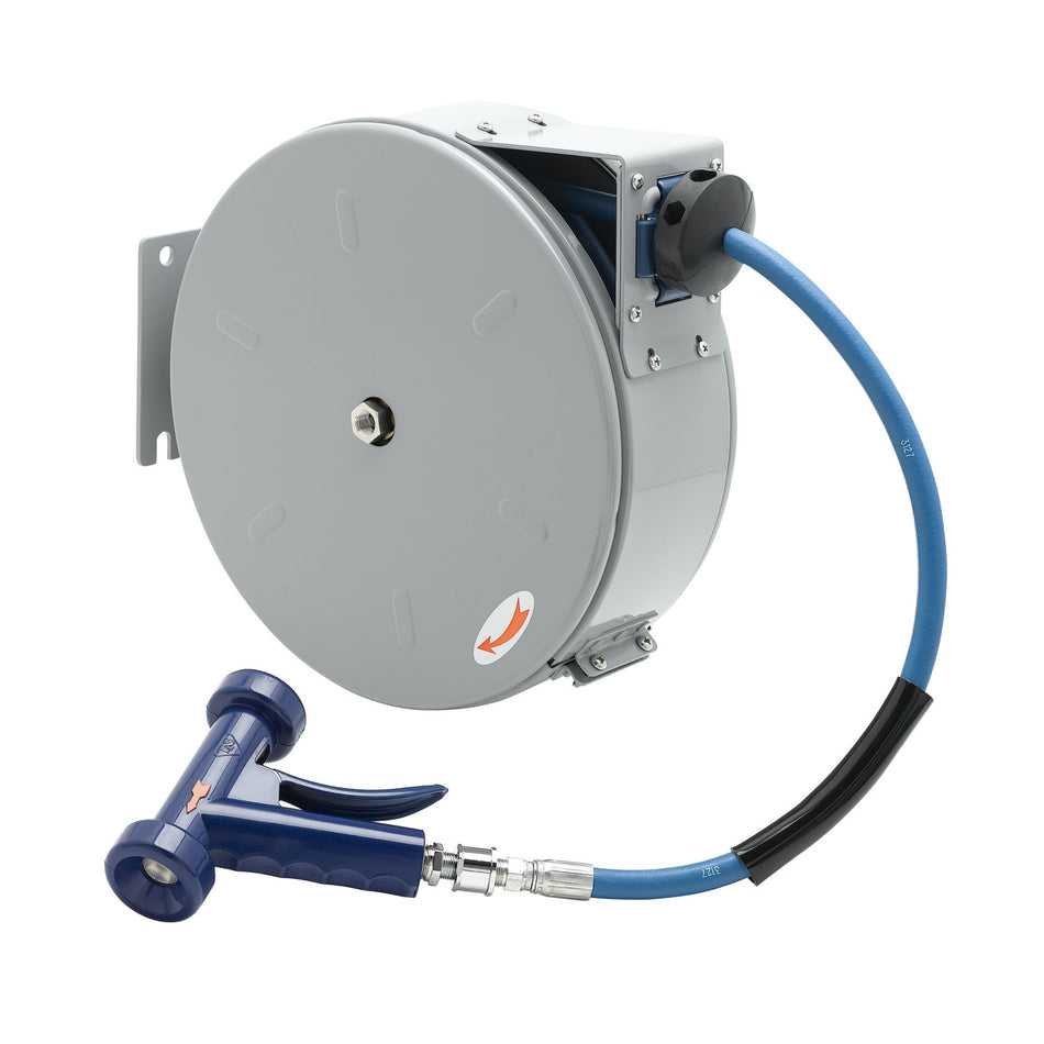 T&S Brass B-7222-C11 Enclosed Epoxy Coated Reel - Aluminum Gun