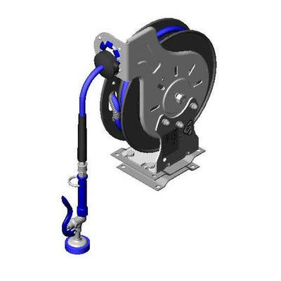 T&S Brass B-7232-01-PPB Open Hose Reel - Painted Pivot Bracket