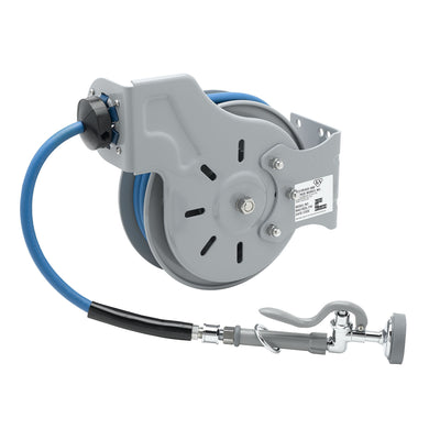 T&S Brass B-7232-01M Open Hose Reel - Gray Spray Valve