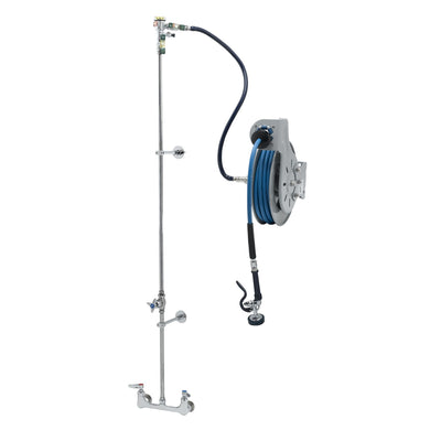 T&S Brass B-7232-U01XS1E Hose Reel System - 35' Open Reel, VB & Exposed Piping (Type 1)
