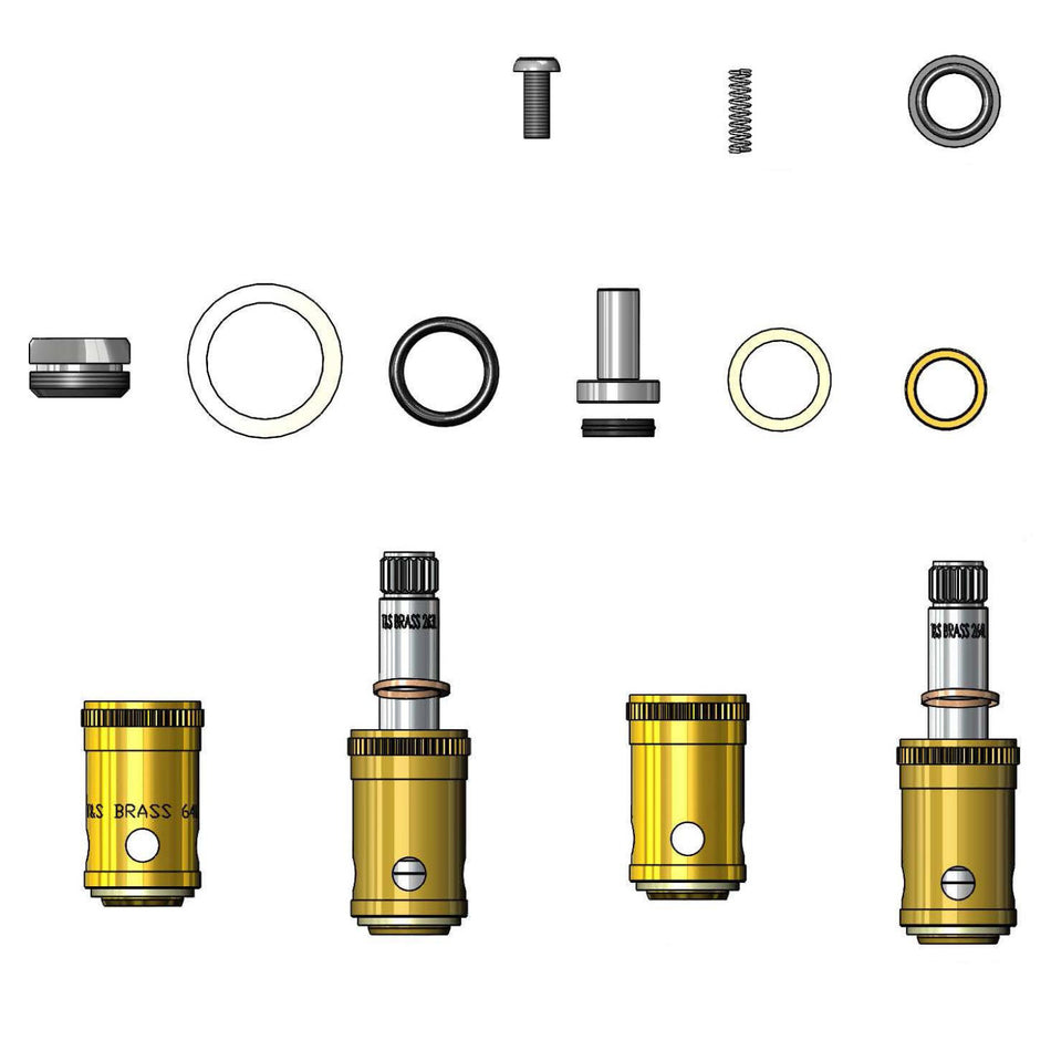T&S Brass B-7K-NS Eterna w/ Spring Check Master Kit